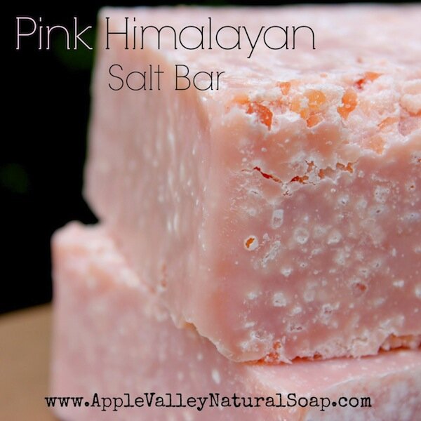 Pink Himalayan Salt Bar | Apple Valley Natural Soap