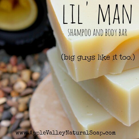Lil MAN Shampoo/Body Bar | Apple Valley Natural Soap