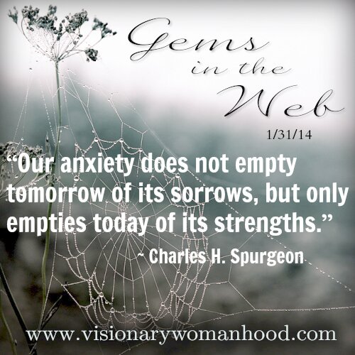 Gems in the Web 1/31/14 Visionary Womanhood