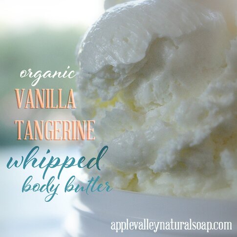 Organic Vanilla Tangerine Whipped Body Butter from AVNS