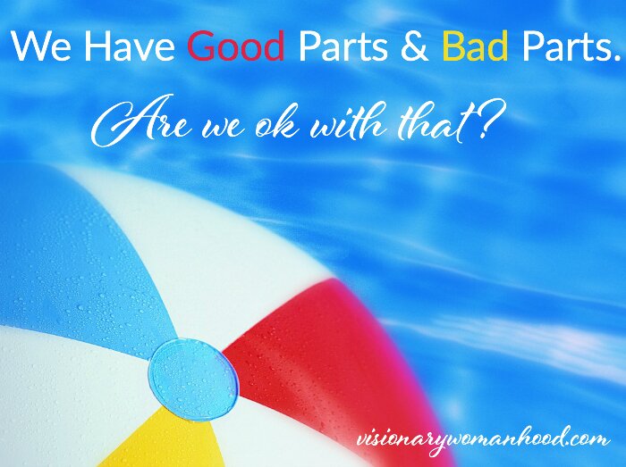 We Have Good Parts and Bad Parts. Are We OK With That?