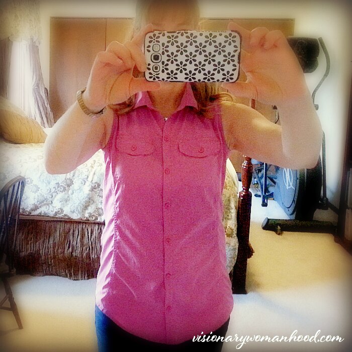 pink sleeveless