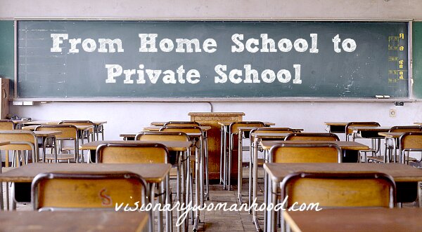 From Home School to Private School