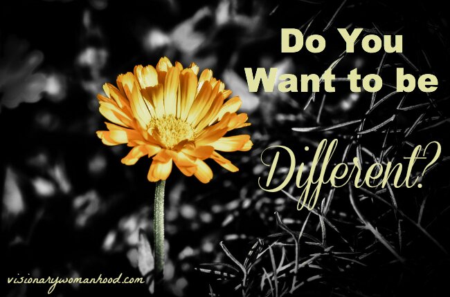 Do You Want to be Different?
